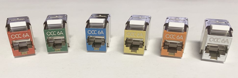 Category 6A Shielded Color Jacks