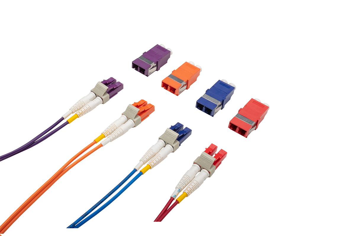 Keyed LC Fiber Optic Connectors Optical Cable Corporation
